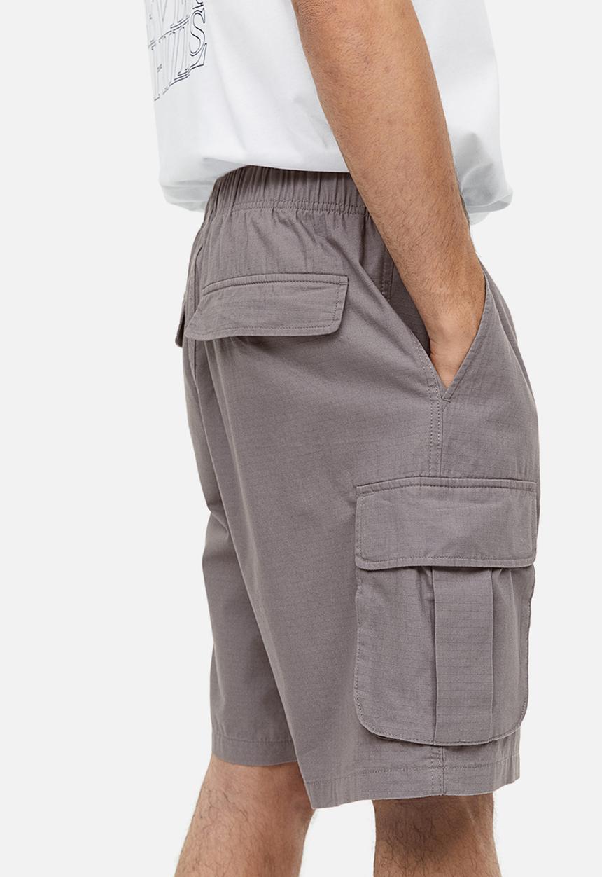 H&M - Relaxed fit ripstop cargo shorts - grey