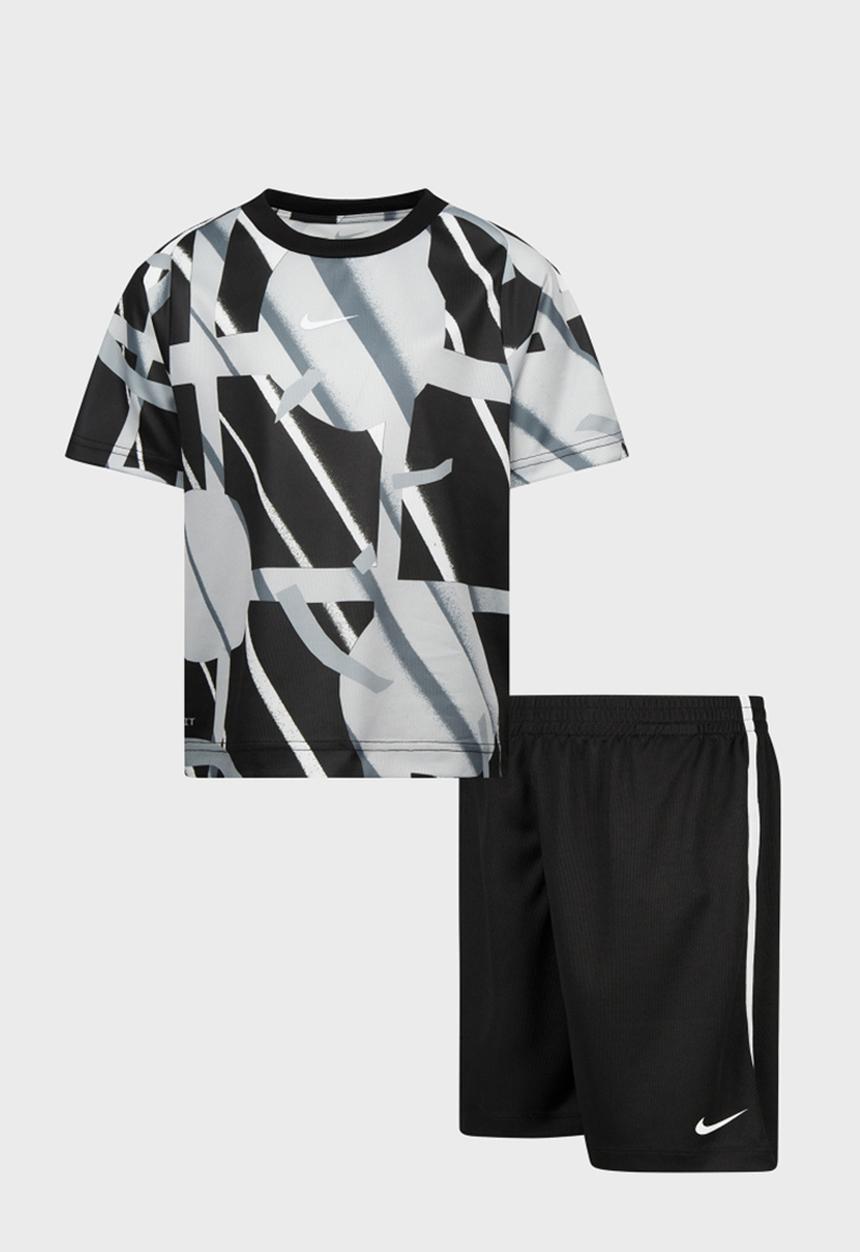 Nike - Nike dri-fit tee and shorts set - black