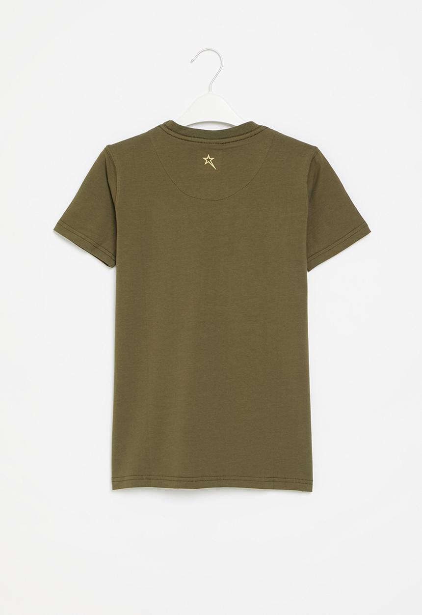 SOVIET - Boys fashion tee - olive