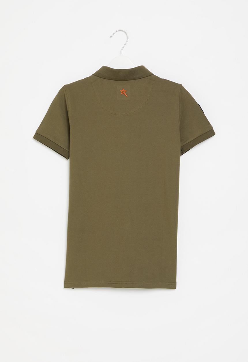 SOVIET - Boys pique golfer - olive