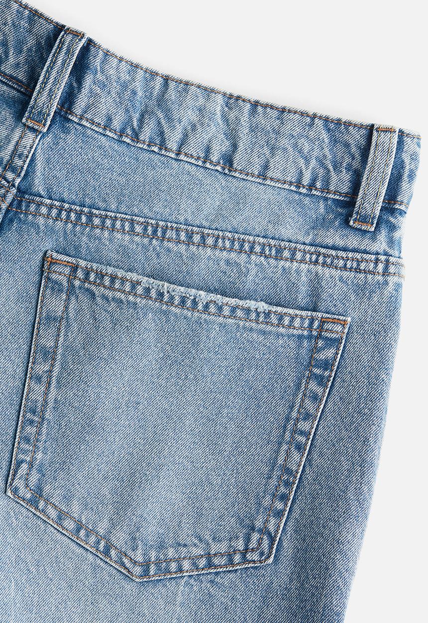 H&M - Bermuda low shorts - denim blue