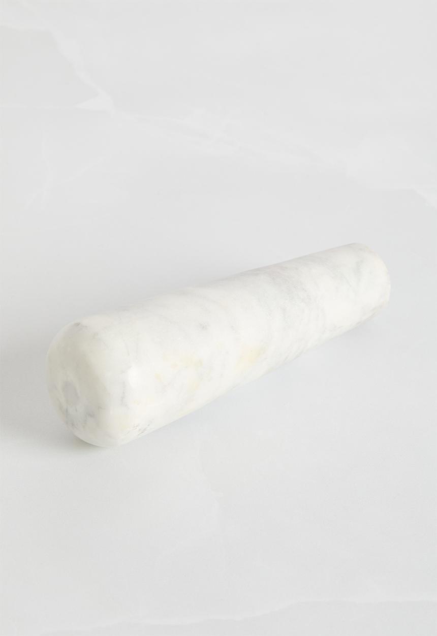 Sixth Floor - Virillo Marble pestle & mortar - white
