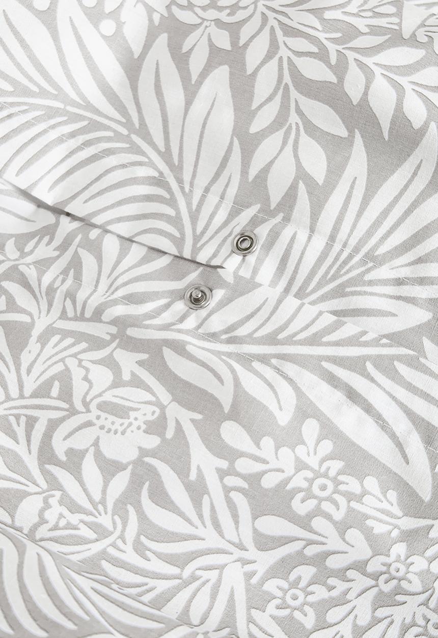 Sixth Floor - Soft Bloom Duvet Cover - Grey