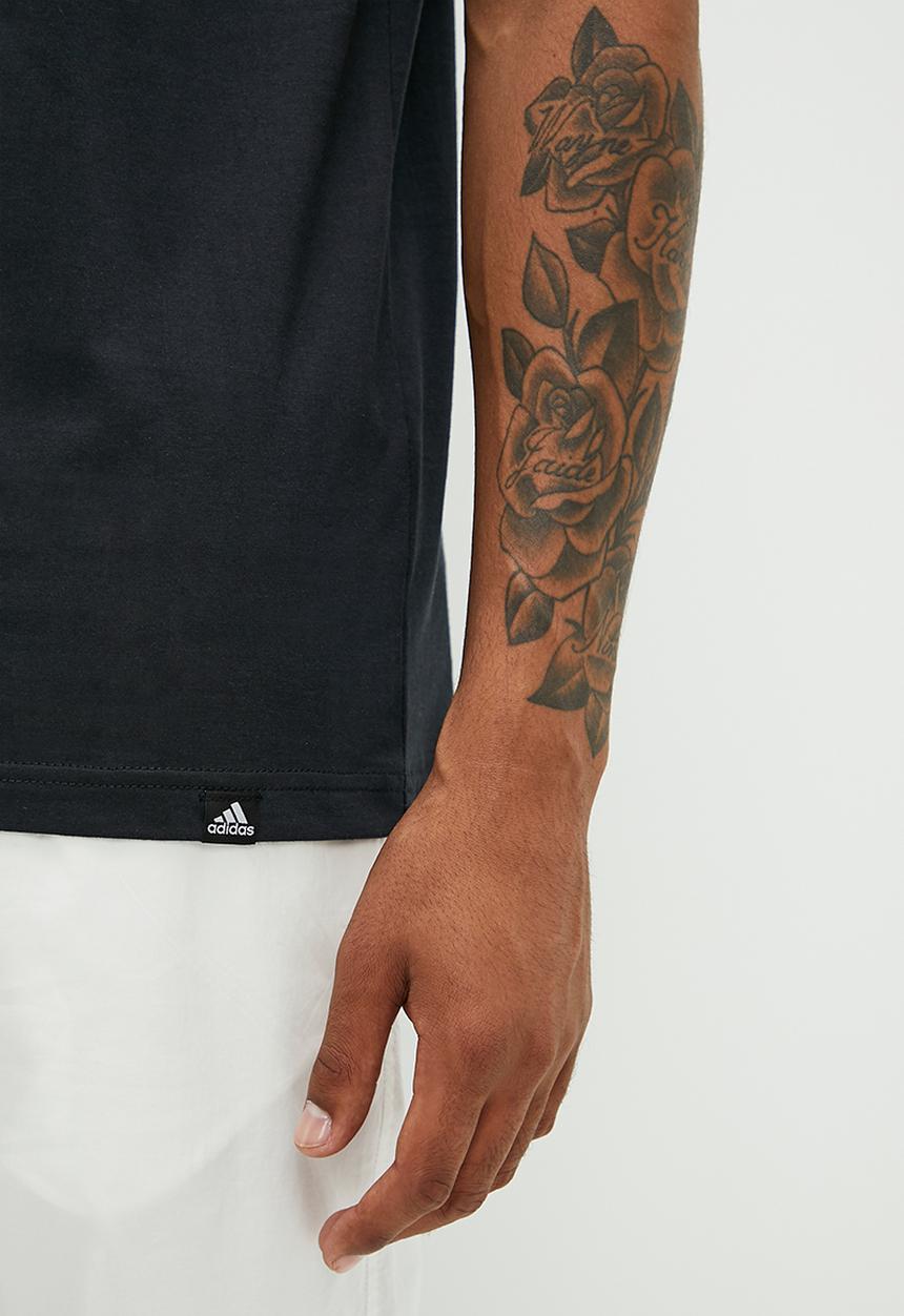 adidas Performance - M doodle mlt t - black