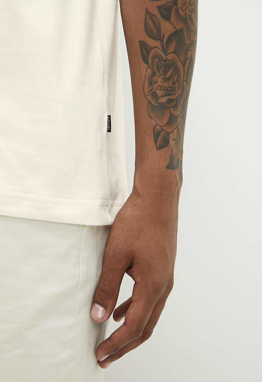 Rip Curl - Revival stripe tee - stone 