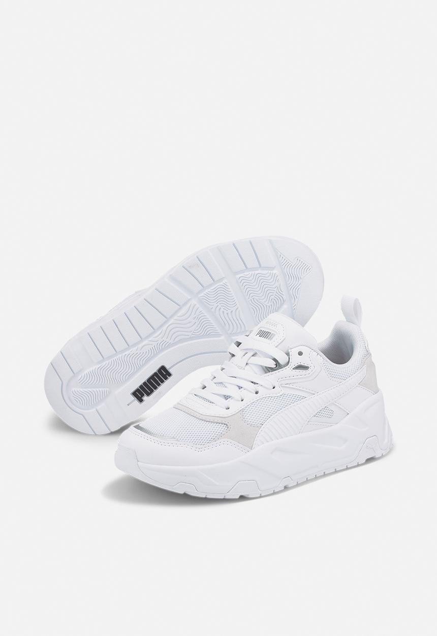 PUMA - Trinity jr - puma white-puma white-puma silver