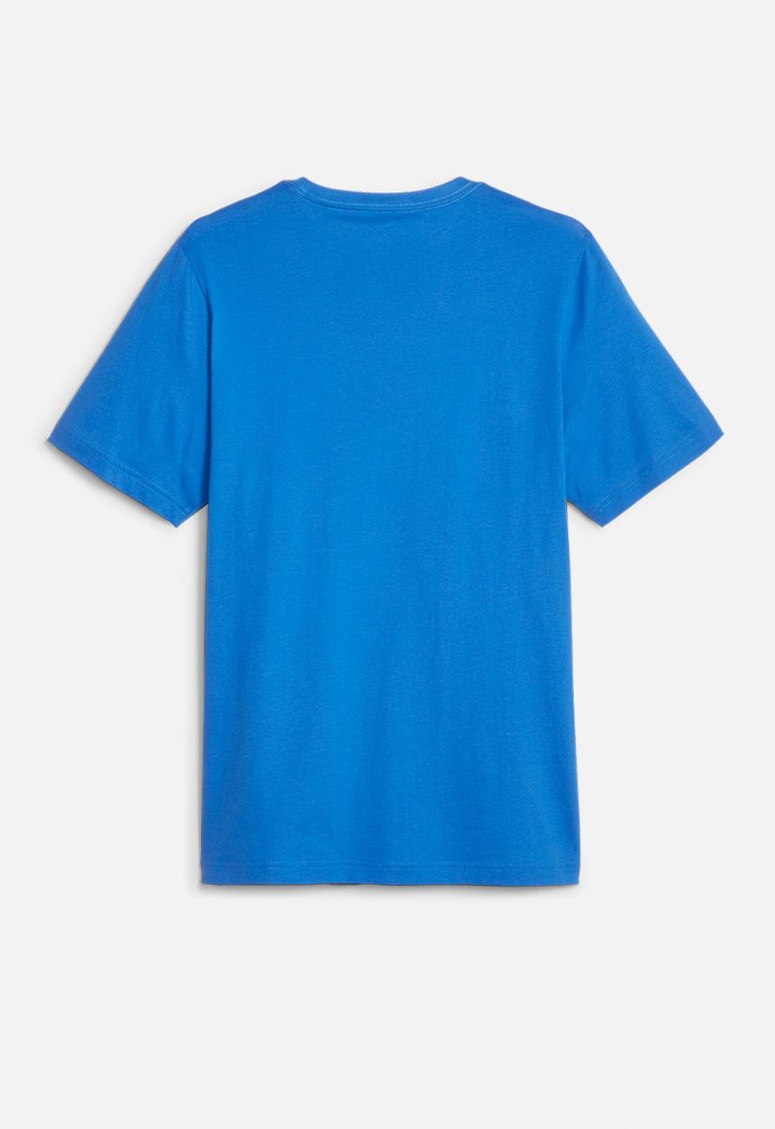 PUMA - Ess+ 2 col logo tee - blue