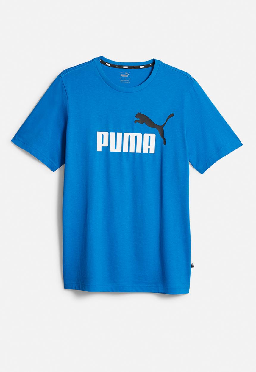 PUMA - Ess+ 2 col logo tee - blue