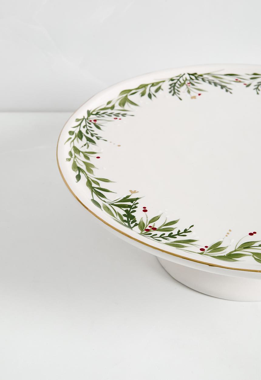 Urchin Art - Thistle Cake Stand - Multi