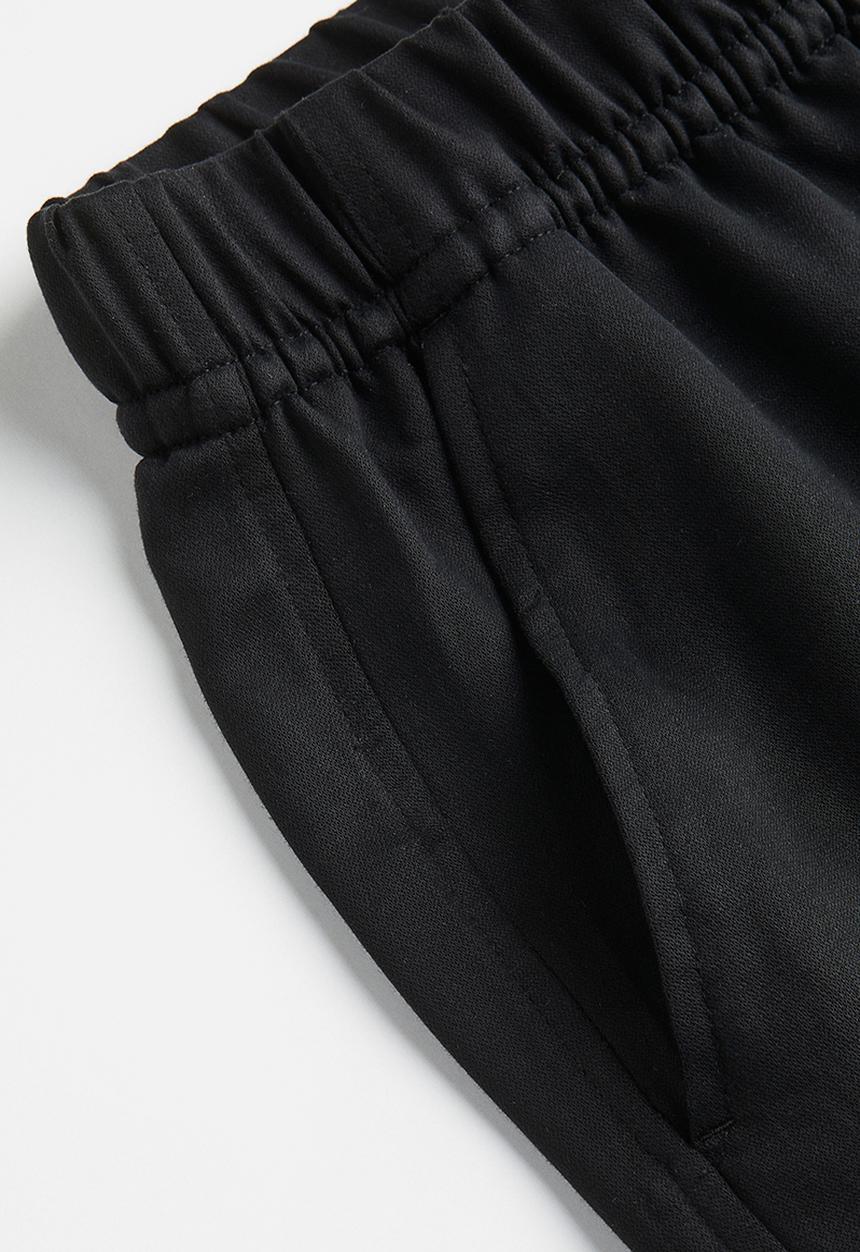 H&M - Lyocell-blend trousers - black