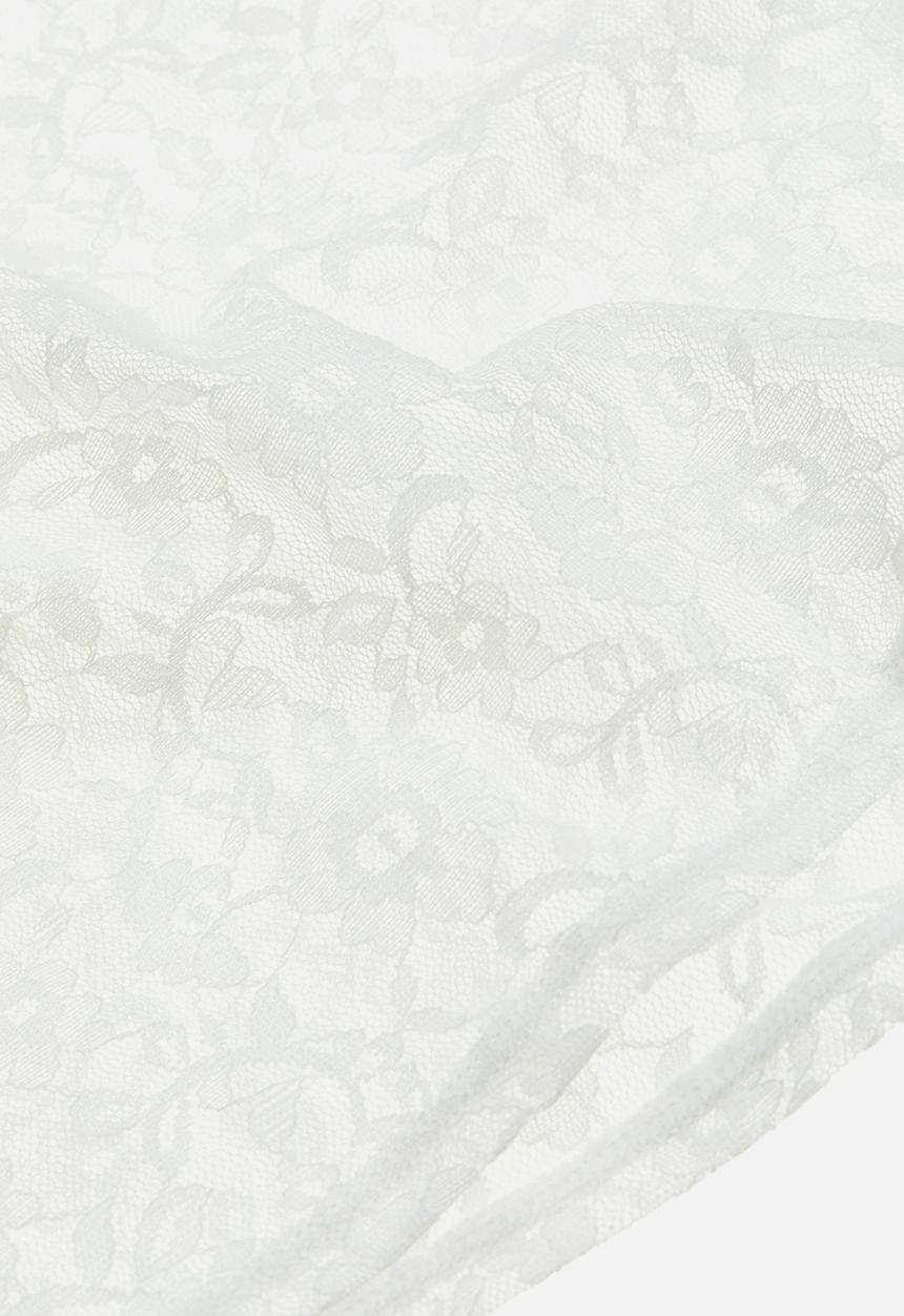 H&M - Sheer lace strappy top - white