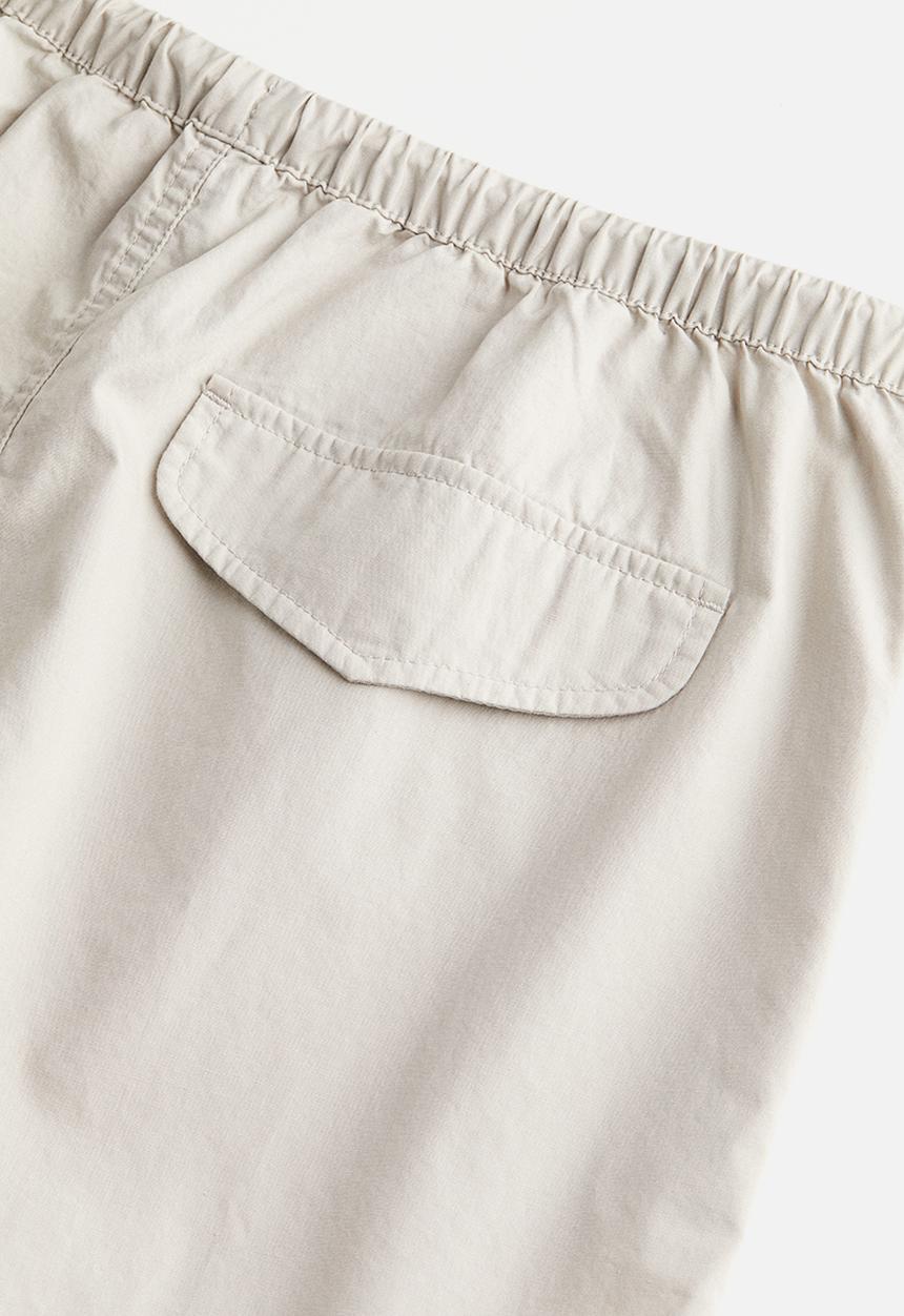 H&M - Cotton parachute shorts - greige 