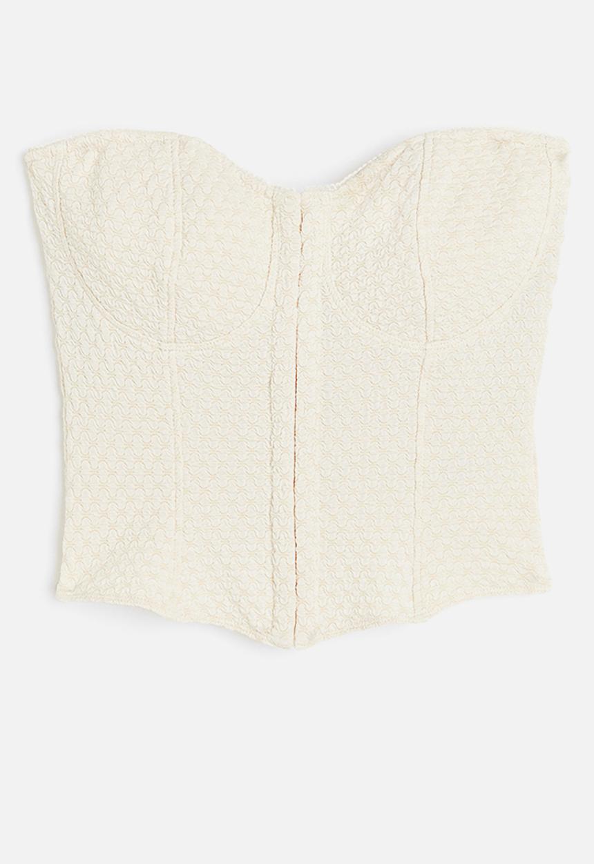 H&M - Corset top - beige