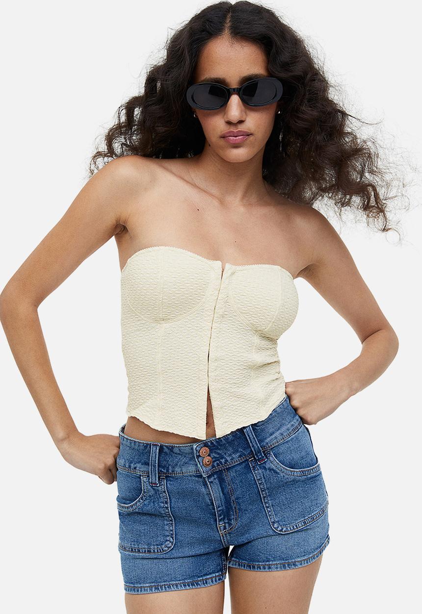 H&M - Corset top - beige