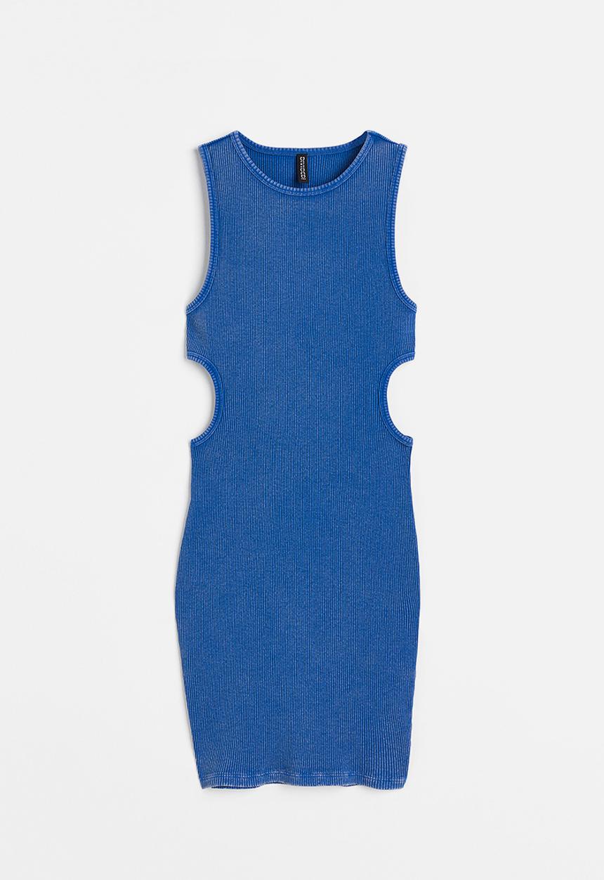 H&M - Cut-out bodycon dress - blue