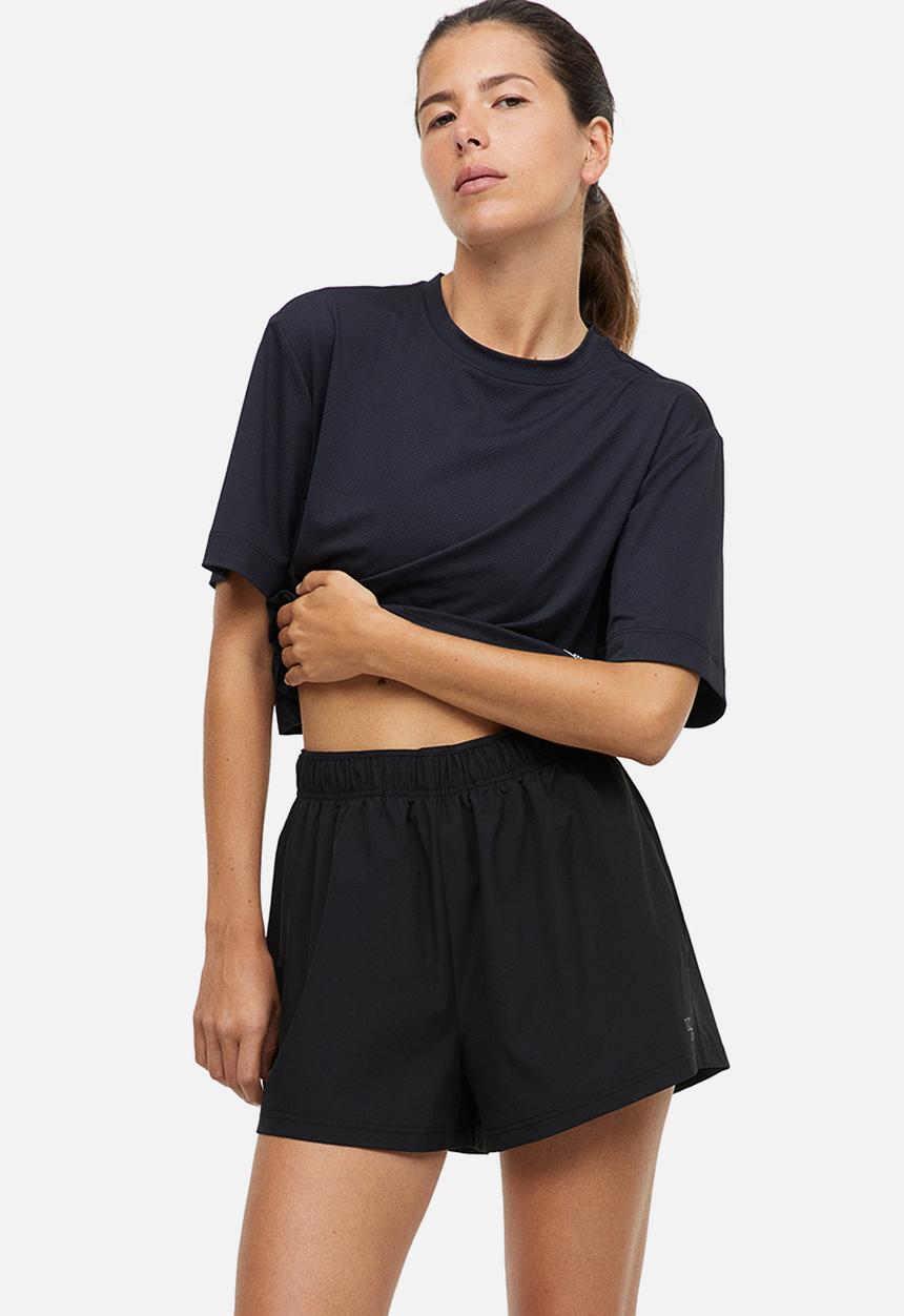 H&M - Drymove™ sports shorts - black