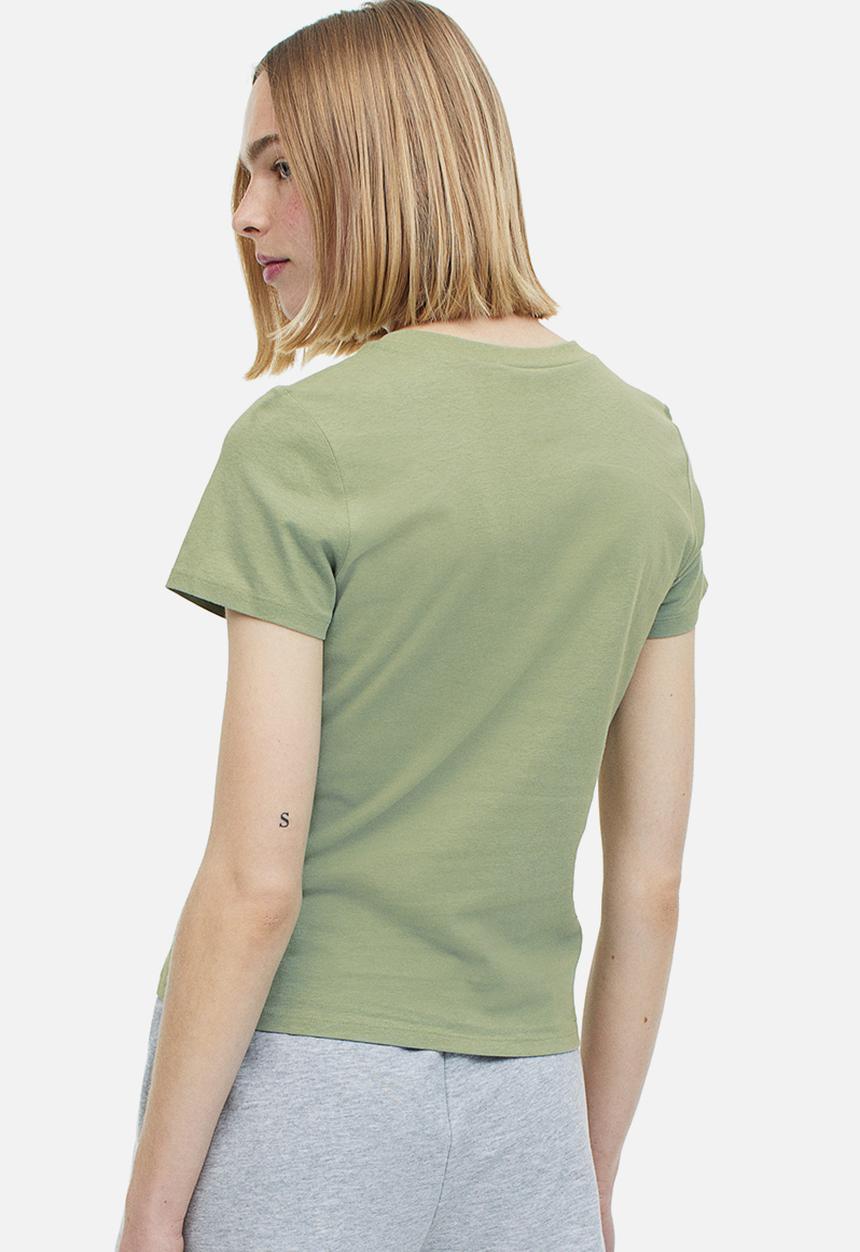H&M - Fitted t-shirt - green