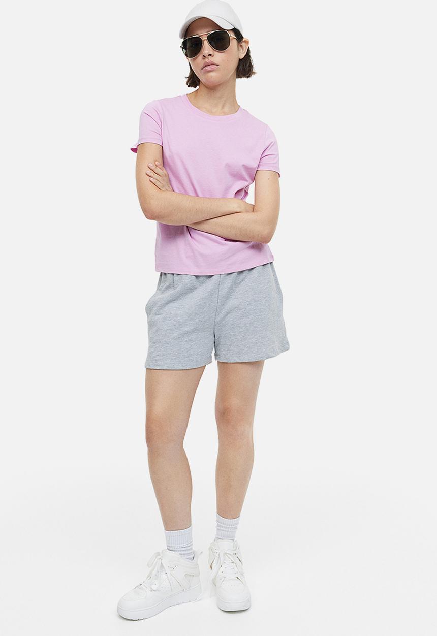 H&M - Fitted t-shirt - pink