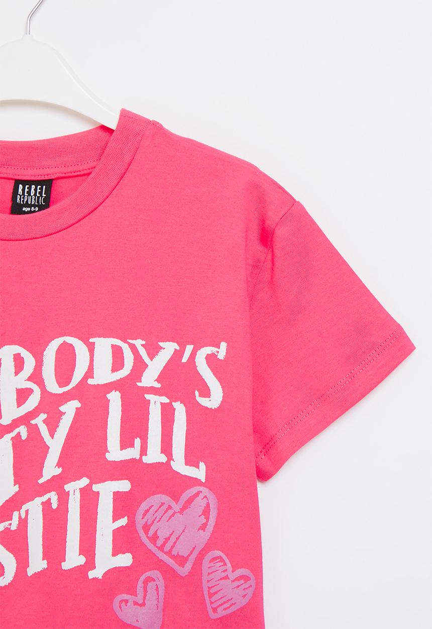 Rebel Republic - Graphic T-shirt - pink