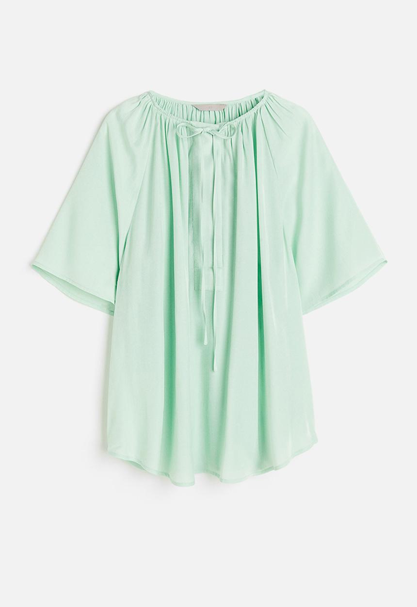 H&M - Oversized blouse - light green