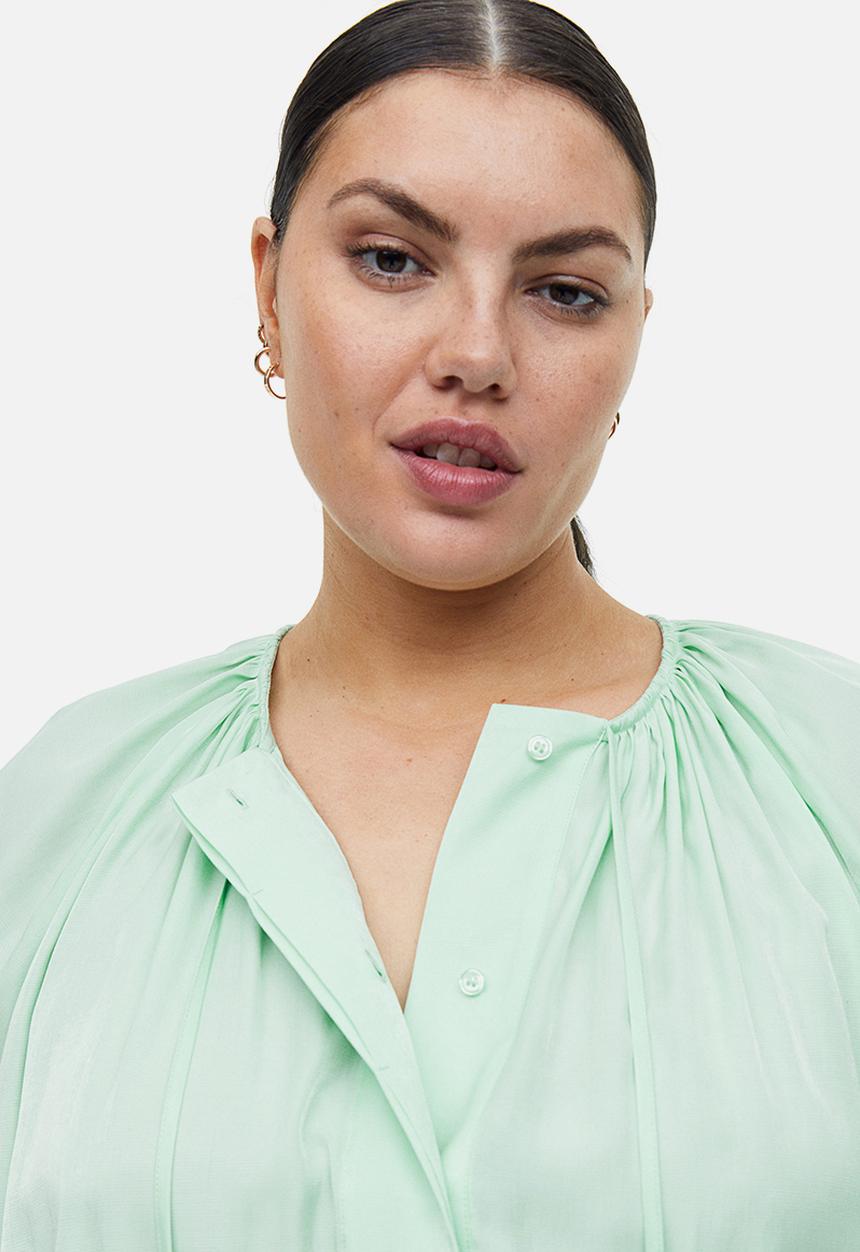 H&M - Oversized blouse - light green
