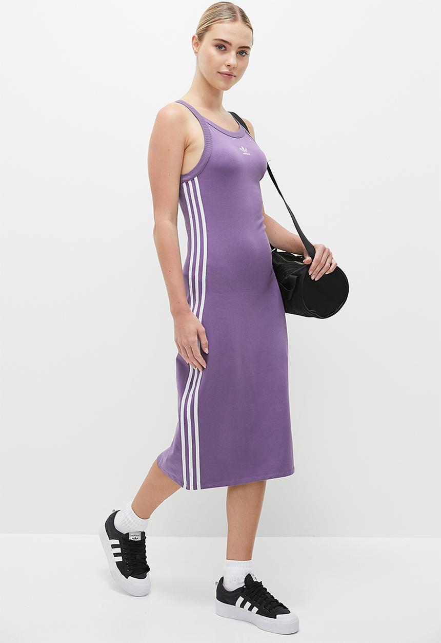 adidas Originals - Long tank dress - shadow violet