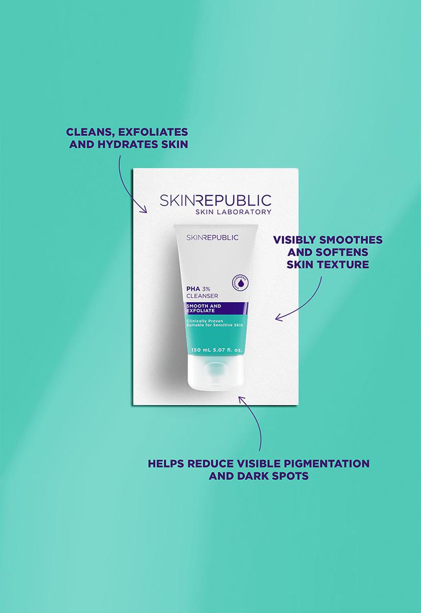 Skin Republic - PHA 3% Cleanser - 150ml