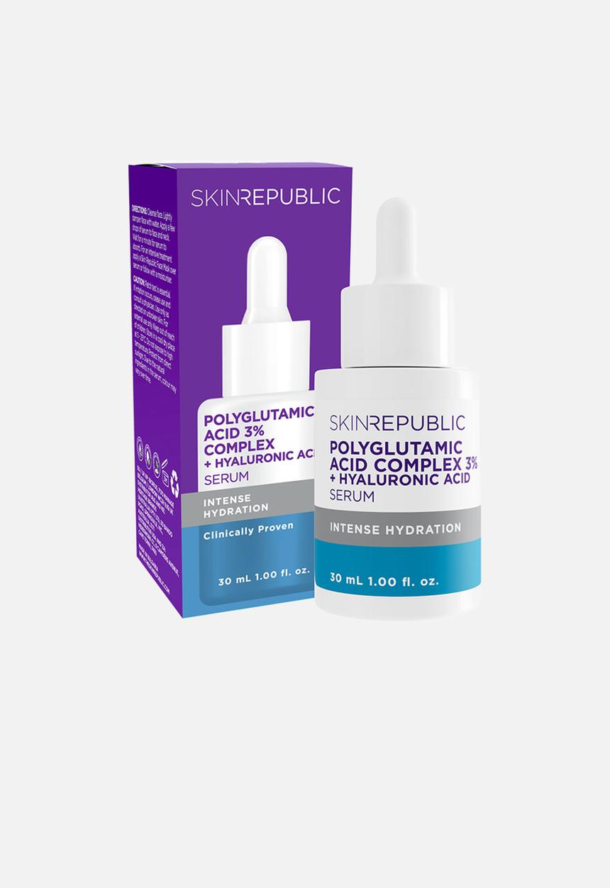 Skin Republic - Polyglutamic Acid 3% Complex + Hyaluronic Acid Serum - 30ml