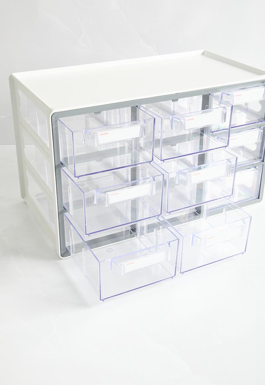 Litem - System multibox 9 drawers - grey