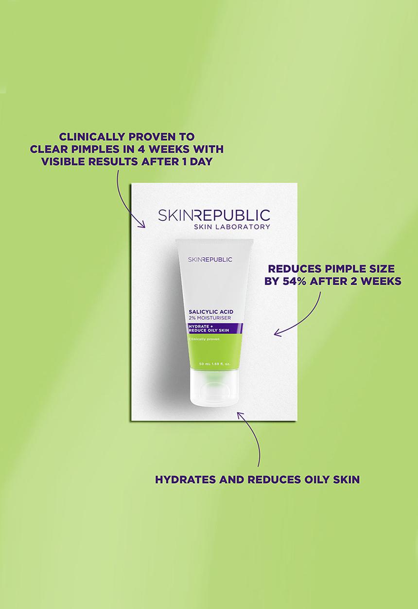 Skin Republic - Salicylic Acid 2% Moisturiser - 50ml