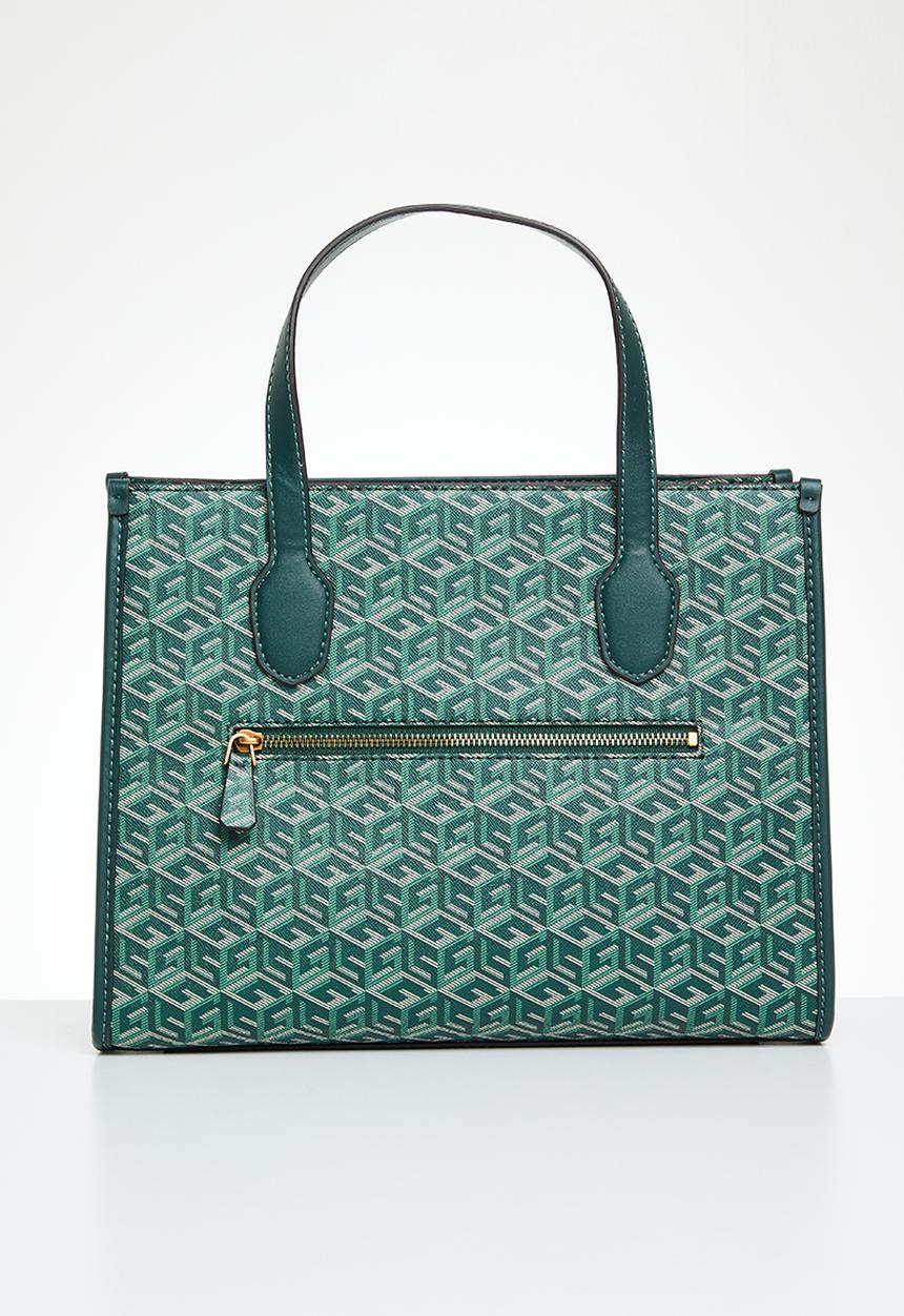 GUESS - Silvana 2 compartment tote - hunter logo
