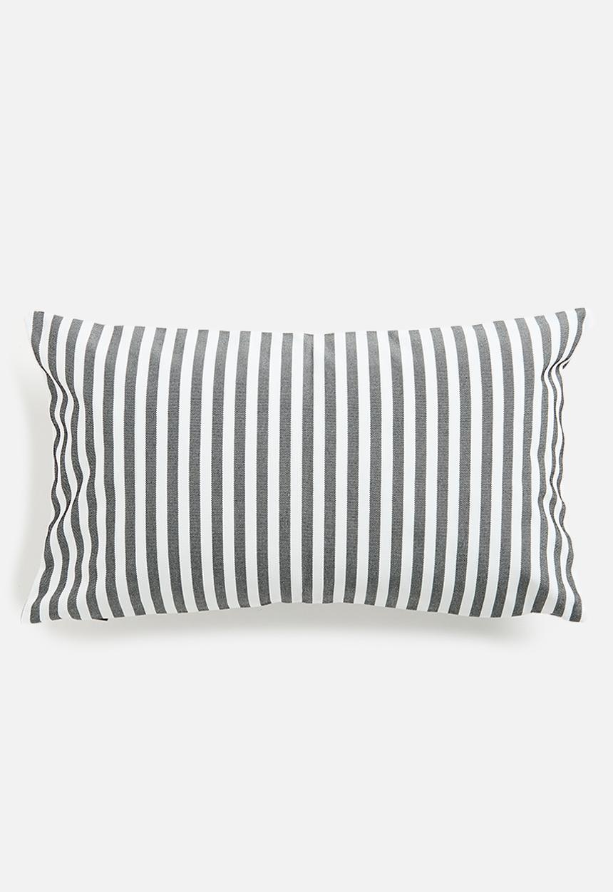 Hertex Haus - Denis Stripe Cushion Cover - Black