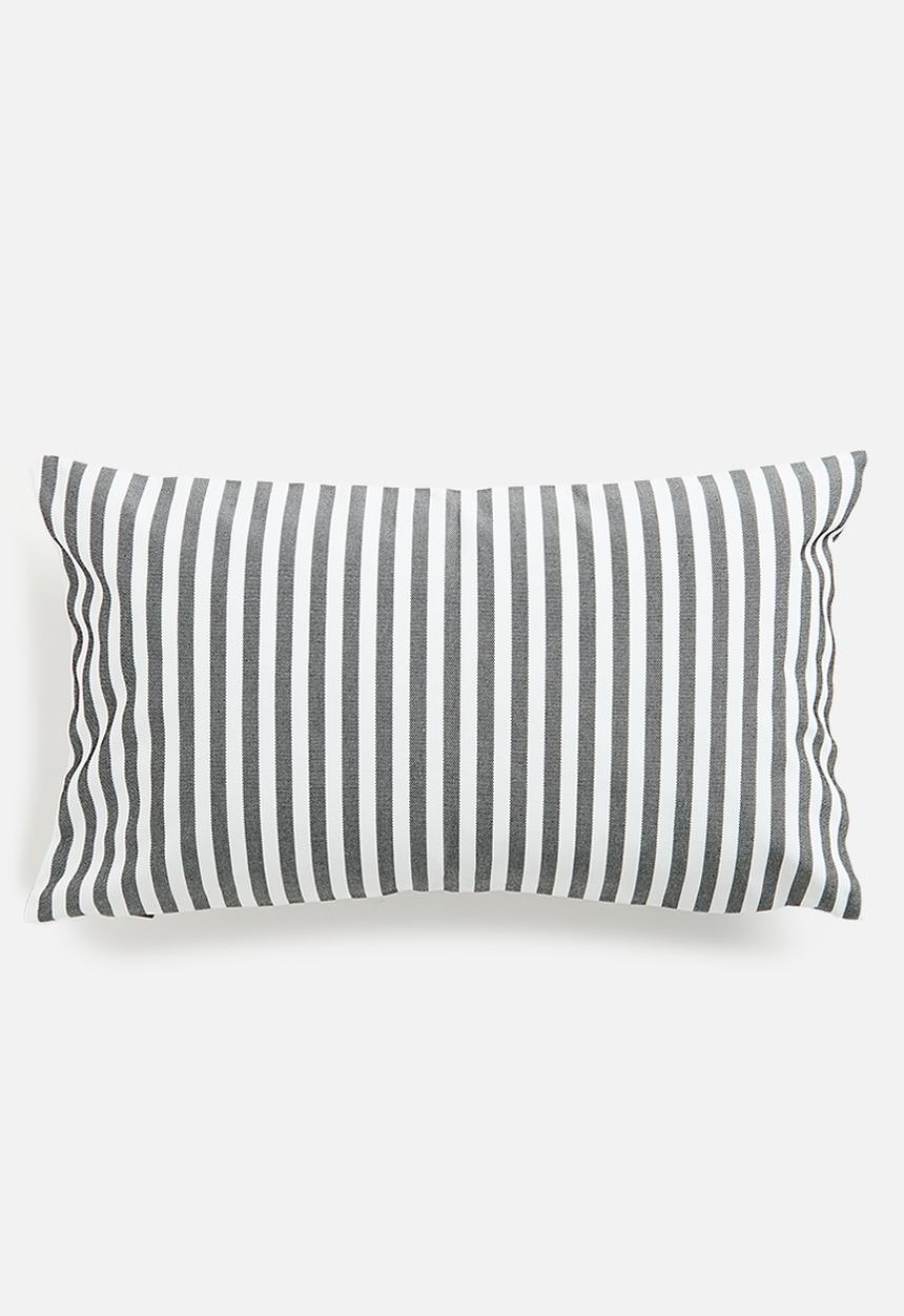 Hertex Haus - Denis Stripe Cushion Cover - Black
