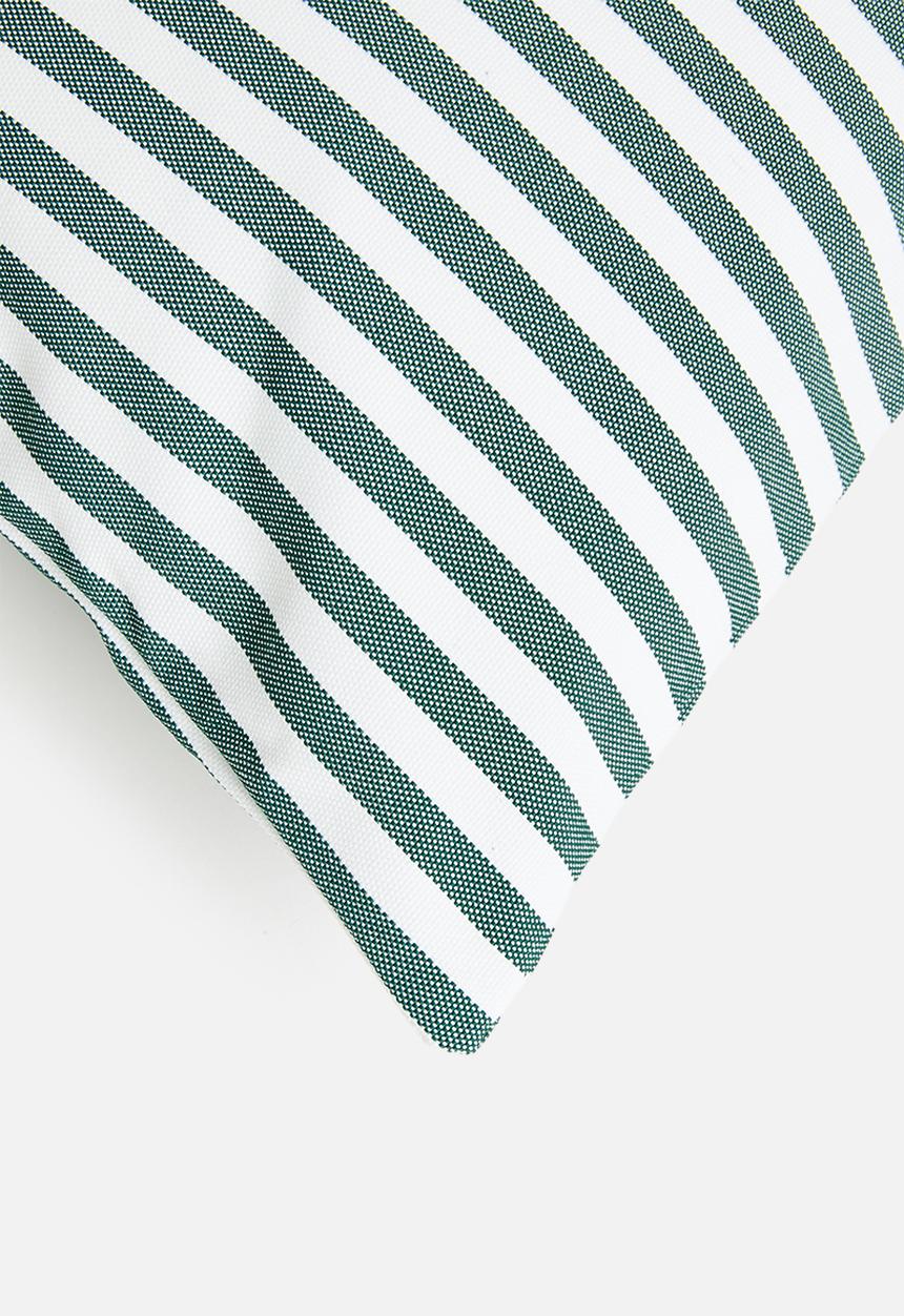 Hertex Haus - Denis Stripe Cushion Cover - Green