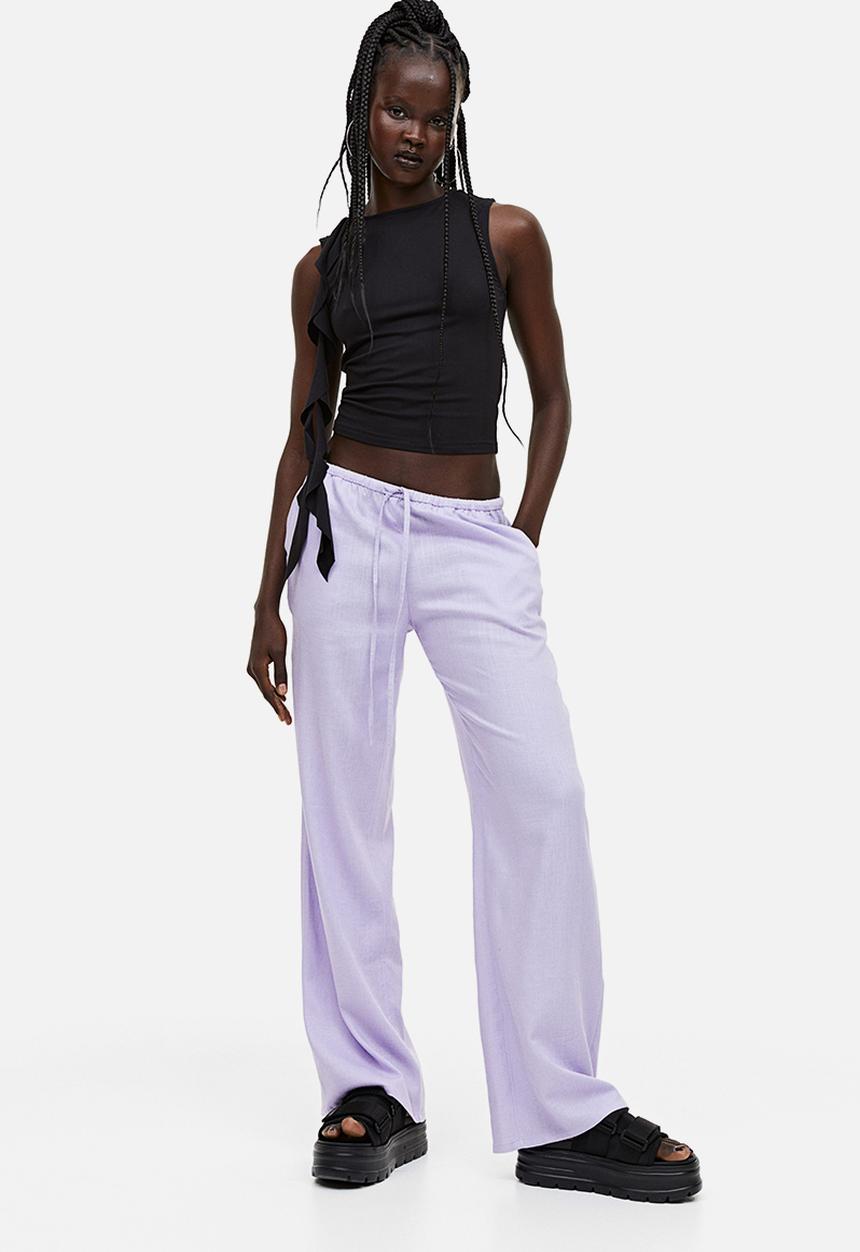 H&M - Wide trousers - purple