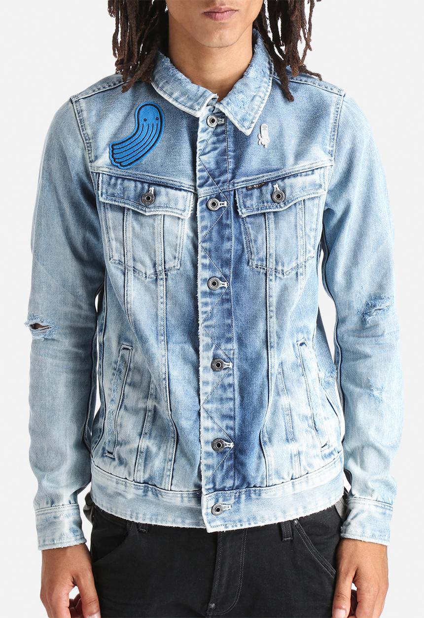 G-STAR - Occotis Slim 3D Jacket - Light Blue