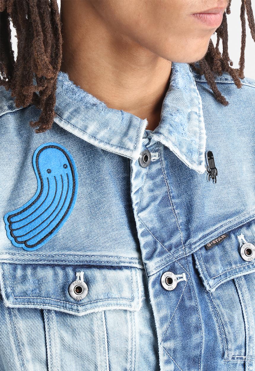 G-STAR - Occotis Slim 3D Jacket - Light Blue