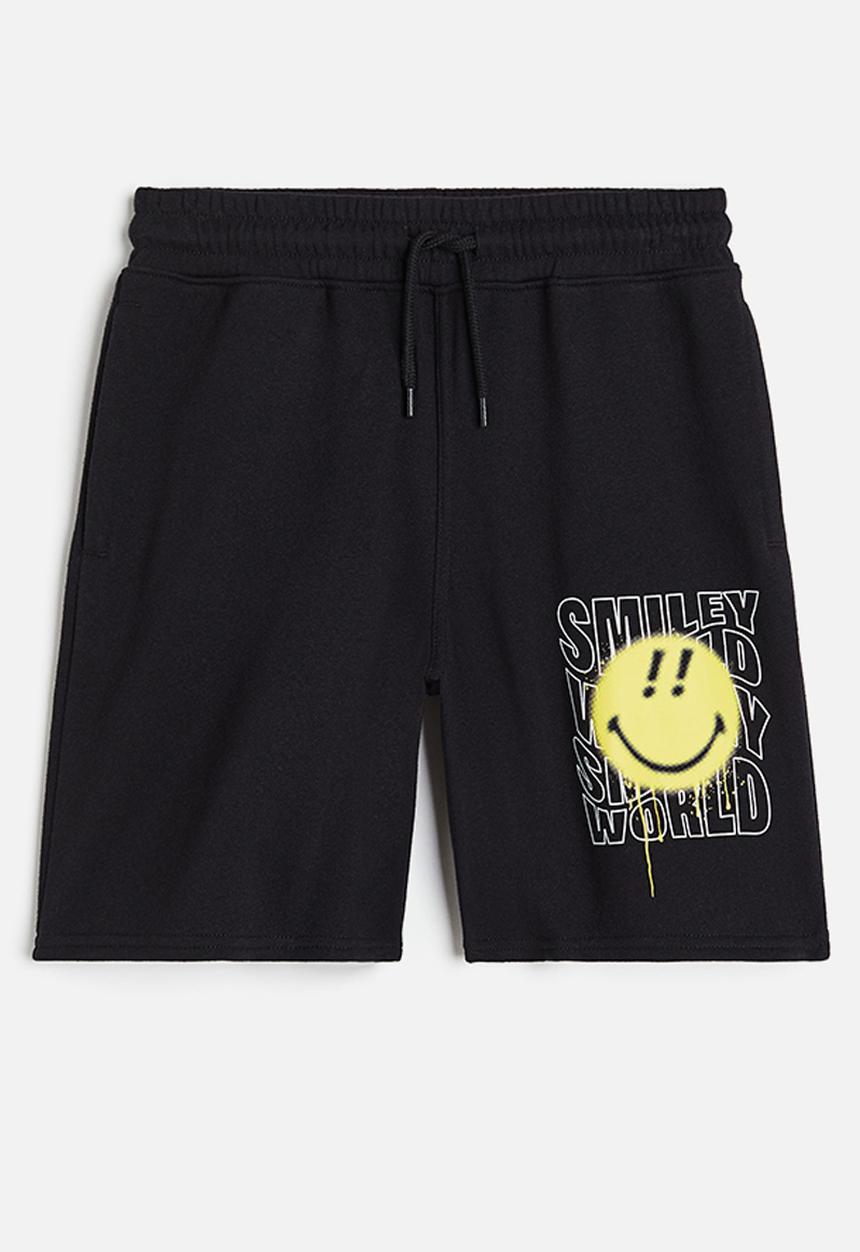 H&M - Printed sweatshorts - black,multi