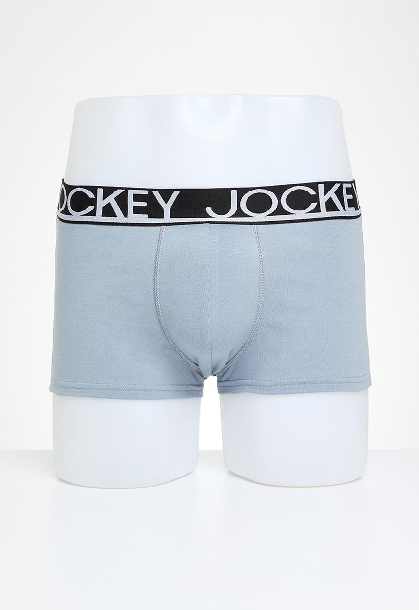 Jockey - 2 Pack exclusive pouch trunk - grey & black