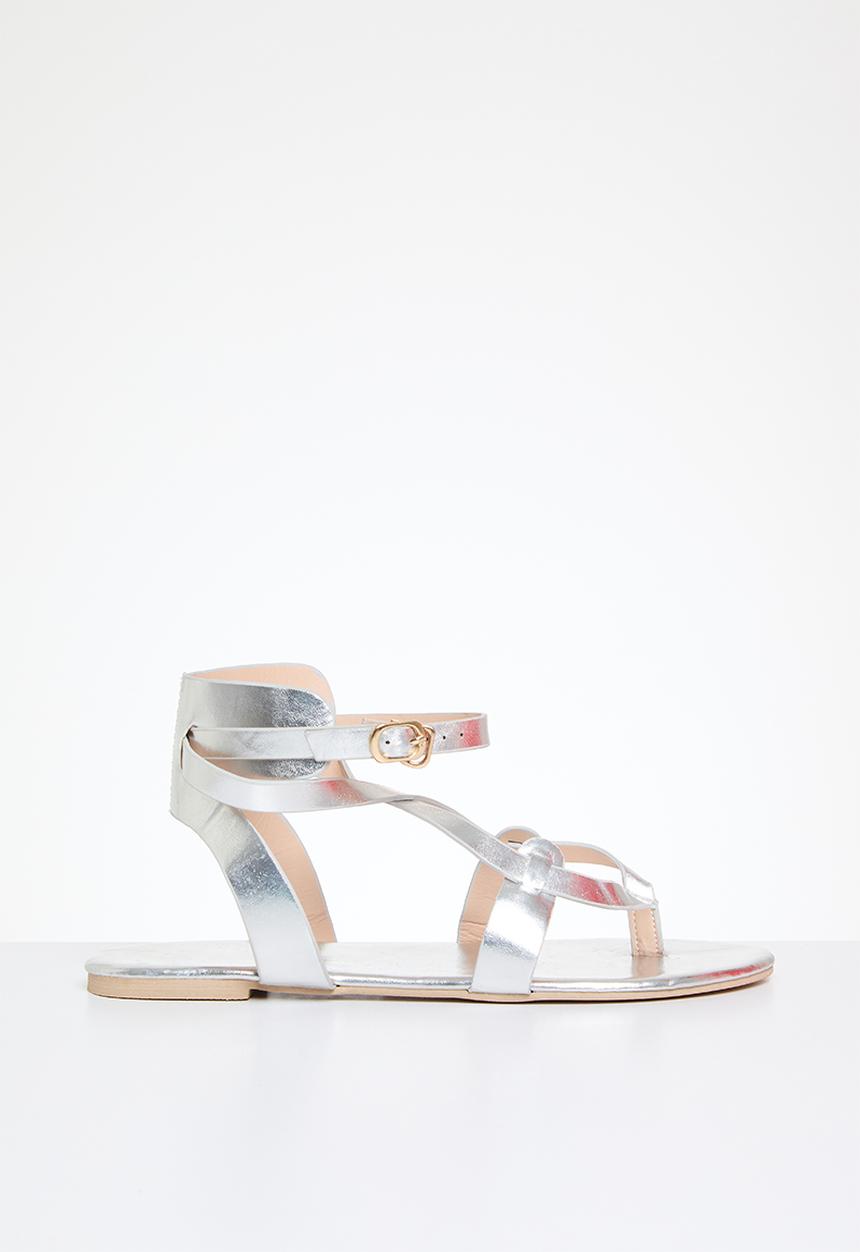Pop Candy - Thong sandals - silver