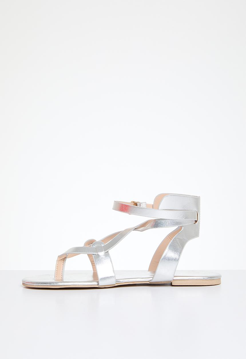 Pop Candy - Thong sandals - silver