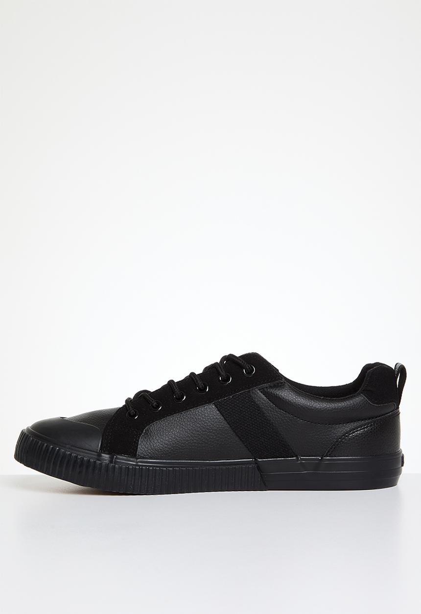 JEEP - Pu vulcanised sneaker - black