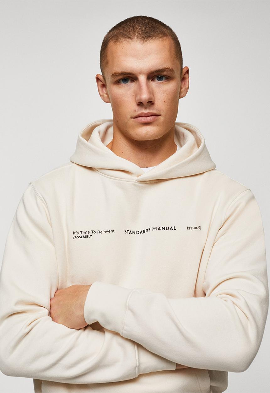 MANGO - Sweatshirt standard - off white
