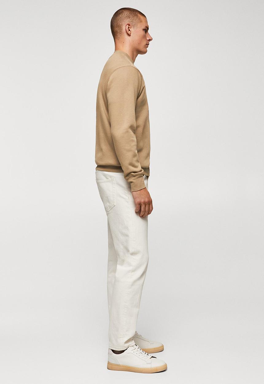 MANGO - Sweatshirt monokrom - beige