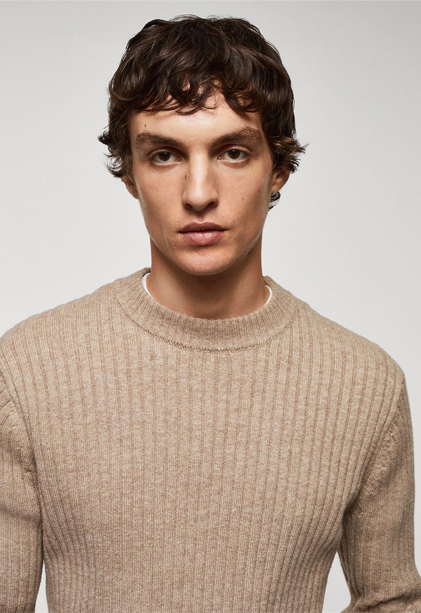 MANGO - Sweater pradera - beige
