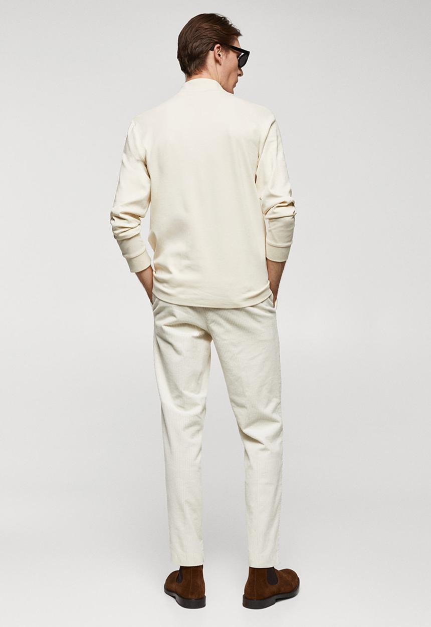 MANGO - T-shirt luton - light beige