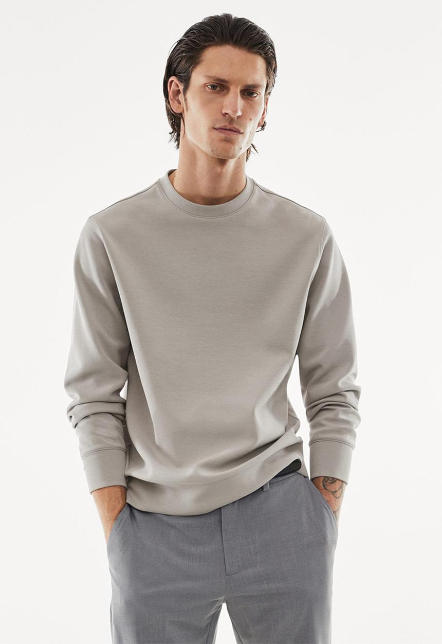 MANGO - Sweatshirt ibizac - ice white
