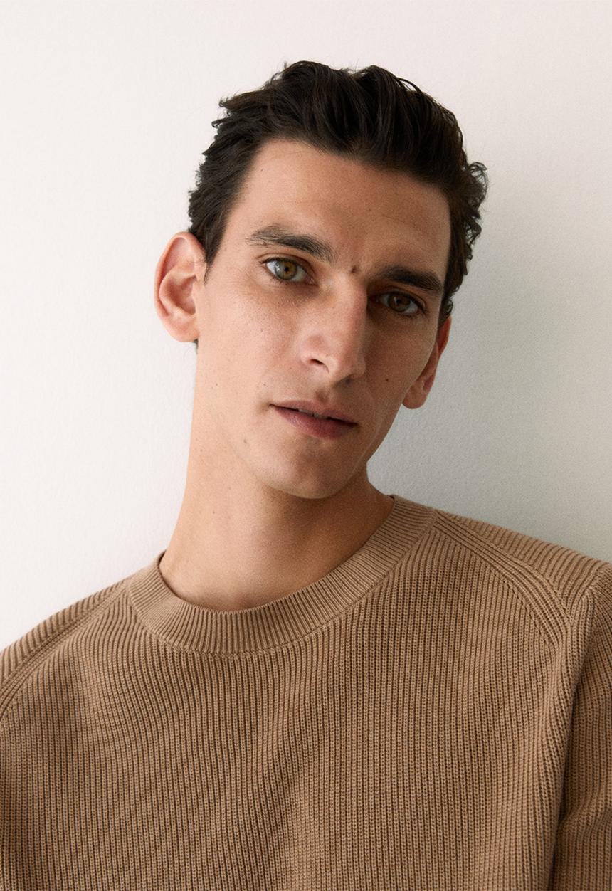 MANGO - Sweater cotton - beige