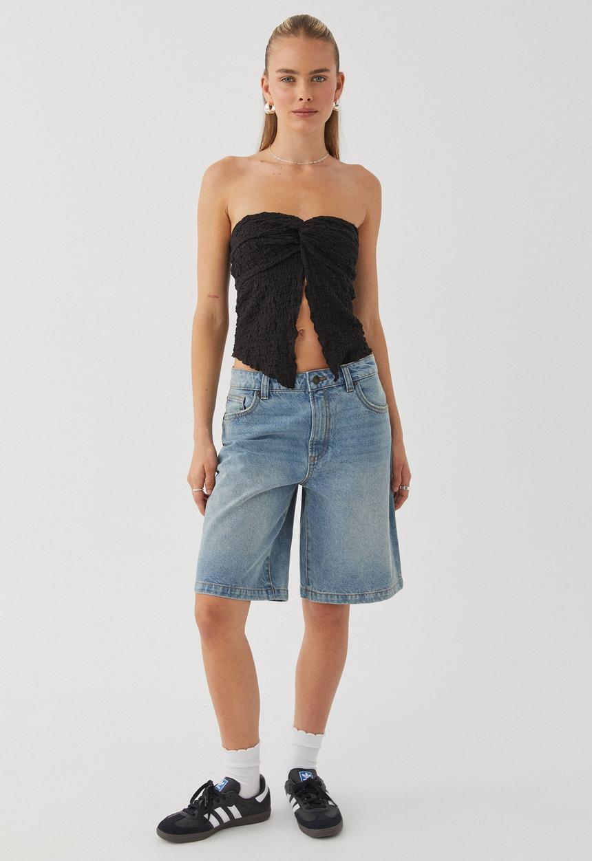 Supré  - Polly Butterfly Strapless Top -  black