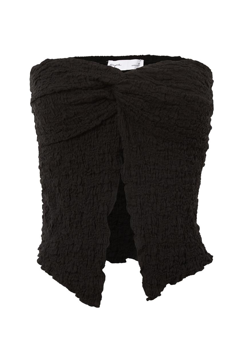 Supré  - Polly Butterfly Strapless Top -  black
